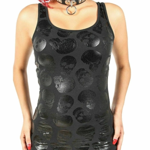 Skullz black maxi dress - Picture 3 of 5
